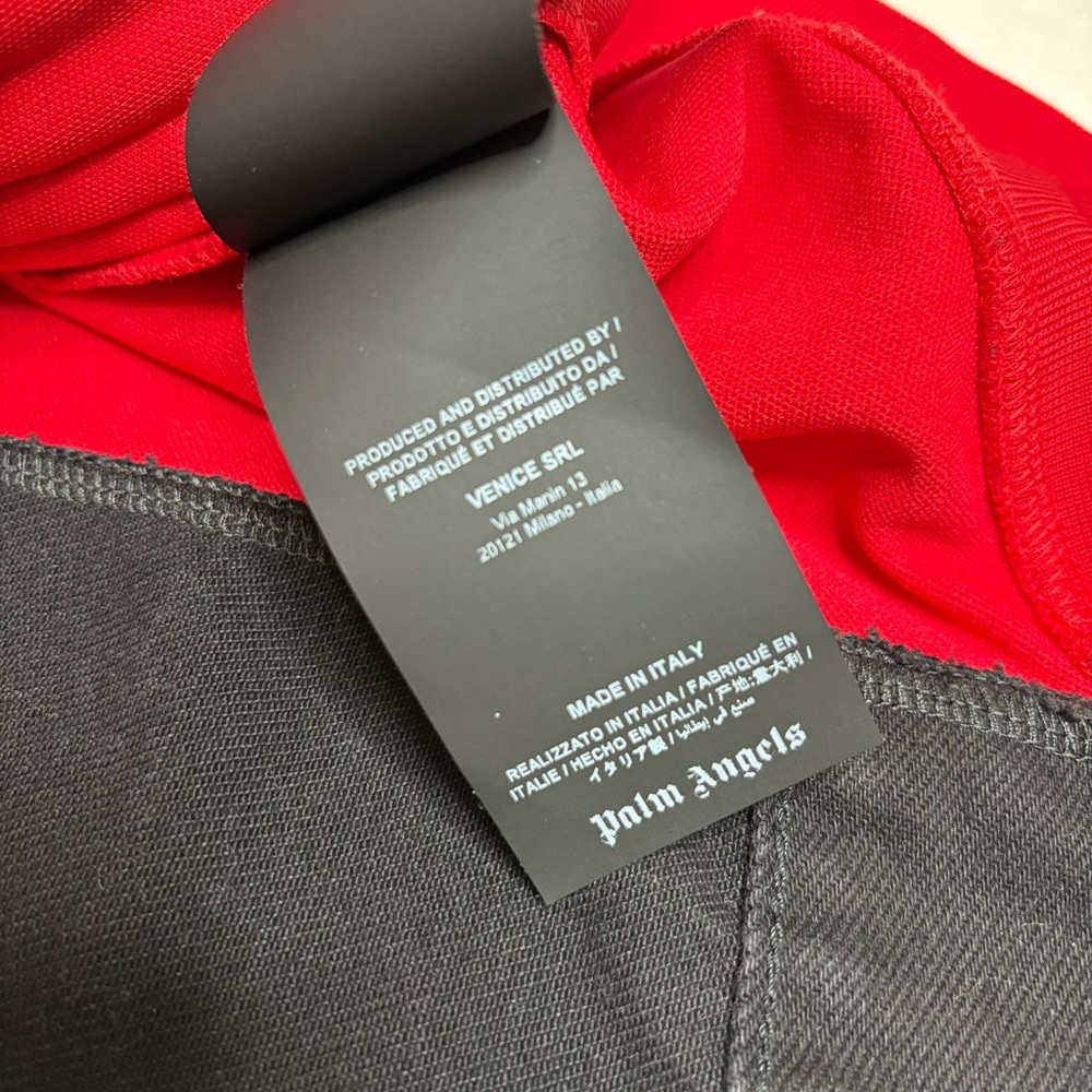 SET Palm Angels Black and‎ Red Jacket and Pants - Picture 10 of 17